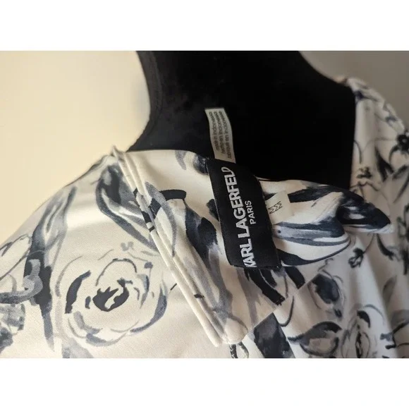 Karl Lagerfeld Paris floral shirt - Picture 6 of 6